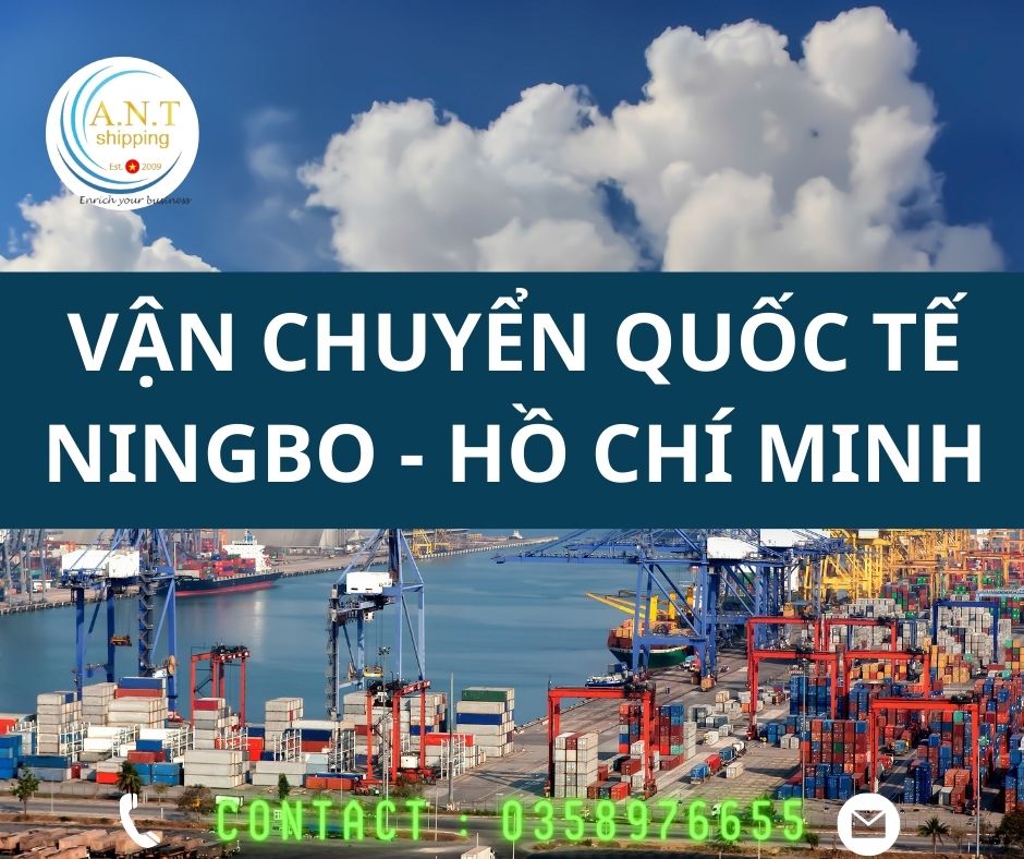 Cước vận chuyển từ Ningbo đến Hồ Chí Minh