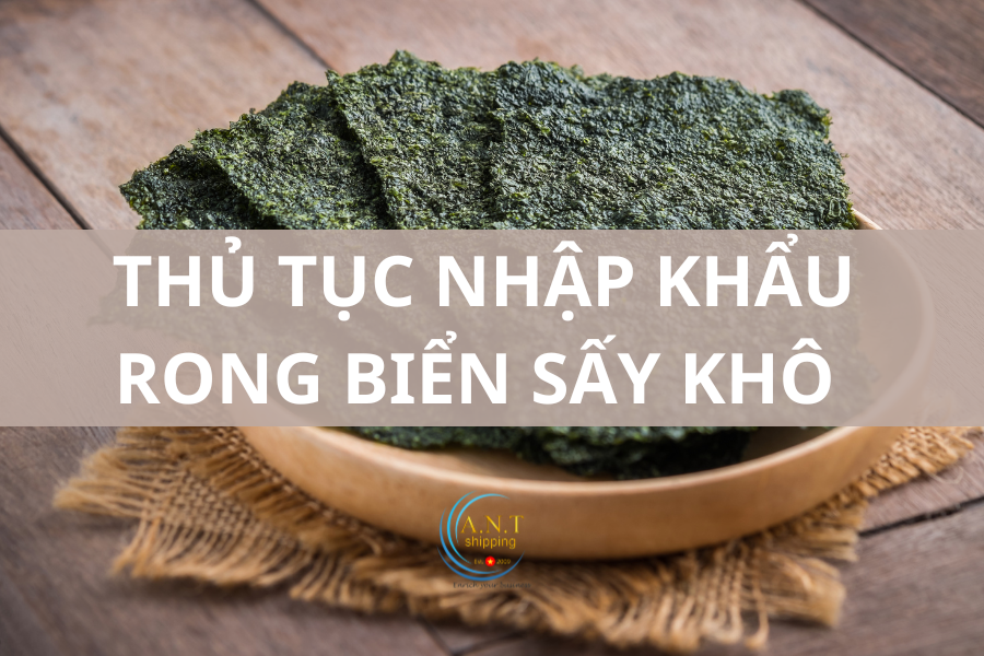 Thủ tục nhập khẩu rong biển sấy khô